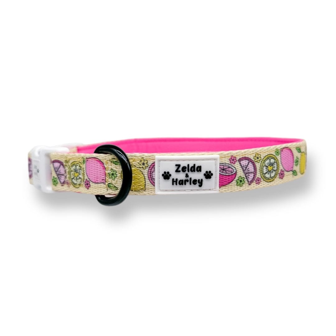 Zelda & Harley Collar Pink Lemonade Collar