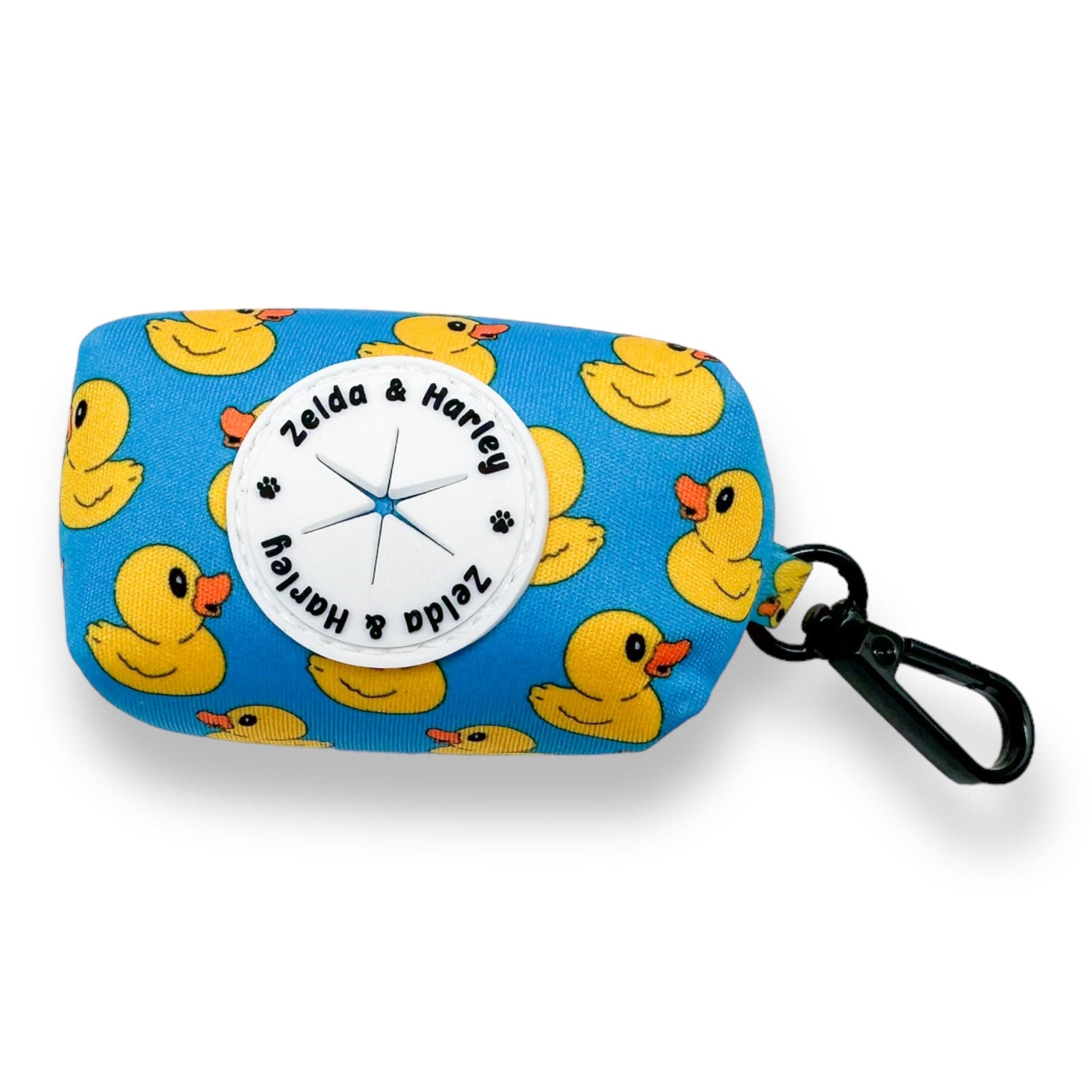 Zelda & Harley Poop Bag Holder Rubber Duckie Waste Bag Holder