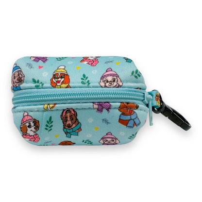 Zelda & Harley Poop Bag Holder Snow Pawtrol Waste Bag Holder